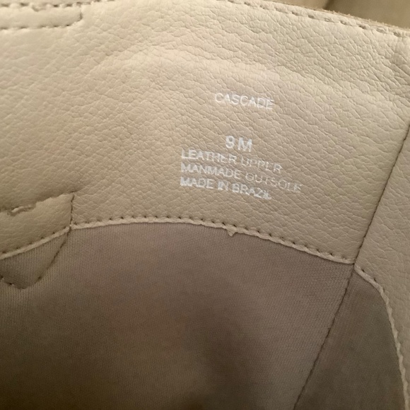 Matisse Cascade Leather Western Block Heel Boots Beige SZ 9 - Picture 15 of 16